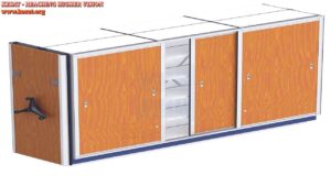 thiết kế kệ di động