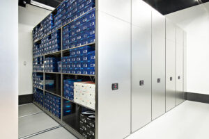 mobile shelving high density