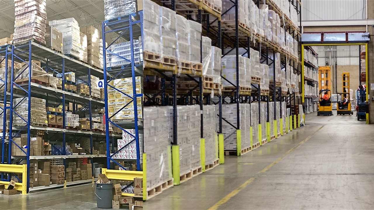 Kệ Pallet Flow: Cách Mạng Hóa Quy Trình Lưu Trữ 2 Hệ thống Kệ Con Lăn tự động trong ngành dược phẩm