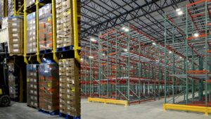 Kệ Pallet Flow trong môi trường sản xuất hiện đạ