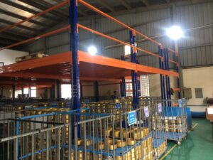 Kho hàng Sunhouse với kệ sàn tầng lửng tối ưu hóa