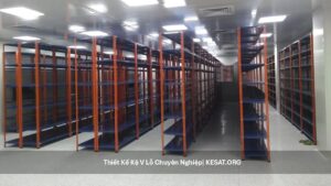 Thiết kế kệ v lỗ chuyên nghiệp