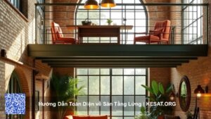 quy trình lắp đặt sàn tầng lửng
