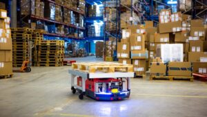 robot AGV tự hành trong kho